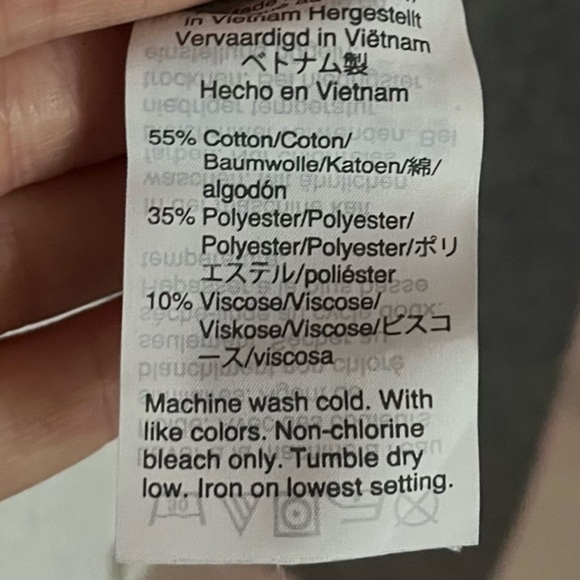 J. Crew • Men’s Triblend Grey Long Sleeve Tee Shirt - Picture 3 of 5